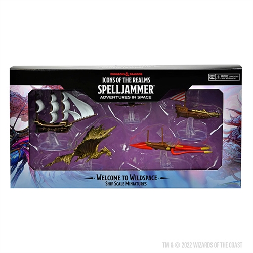 DnD - Welcome to Wildspace - Ship Scale Miniatures - Spelljammer - Icons of the Realms Premium DnD Figur